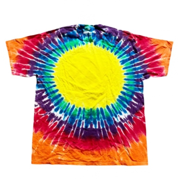 NEW National Bohemian Natty Boh Tie Dye Cotton T-Shirt Size 2XL Logo Beer - Picture 2 of 4